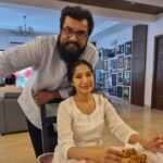 R. Sarathkumar Instagram – Pooja’s Birthday lunch ,yummy briyani, chocolate cake ,best wishes again for my birthday girl