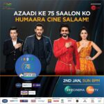 Raashi Khanna Instagram - Kijiye 2022 ki shuruaat dekar Bharat ki azadi ke 75 saalon ko Cine Salaam! Watch 'India 75 at 52nd IFFI' on 2nd Jan, Sunday at 8 PM only on @zeecinema and @zeetv. @ranveersingh @riteishd @shraddhakapoor @geneliad @karanjohar @manieshpaul @imouniroy @beingsalmankhan @ritabhari_chakraborty @bpraak @zeelive_india #CineSalaam #India75onZeeCinema #India75onZeeTV #India75onZee #AzadiKaAmritMahotsav #IFFI52