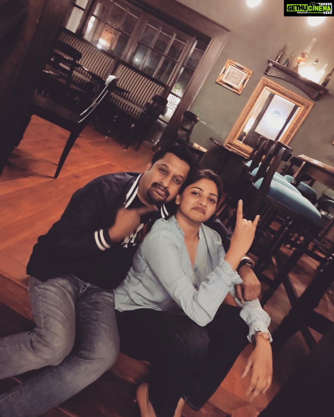 Rachita Ram Instagram - It’s always good to be surrounded with #likemindedpeople #likemindedvibes #threemusketeers❤️ @aravind_shiv @shwethahc12