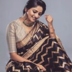 Rachita Ram Instagram - 🖤✨ Styling @tejukranthi Outfit @raw_mango Jewellery @amrapalijewels Makeup @mohanrao931 Hari @makeover_by_paramesh Photography @chethanbasavaraju