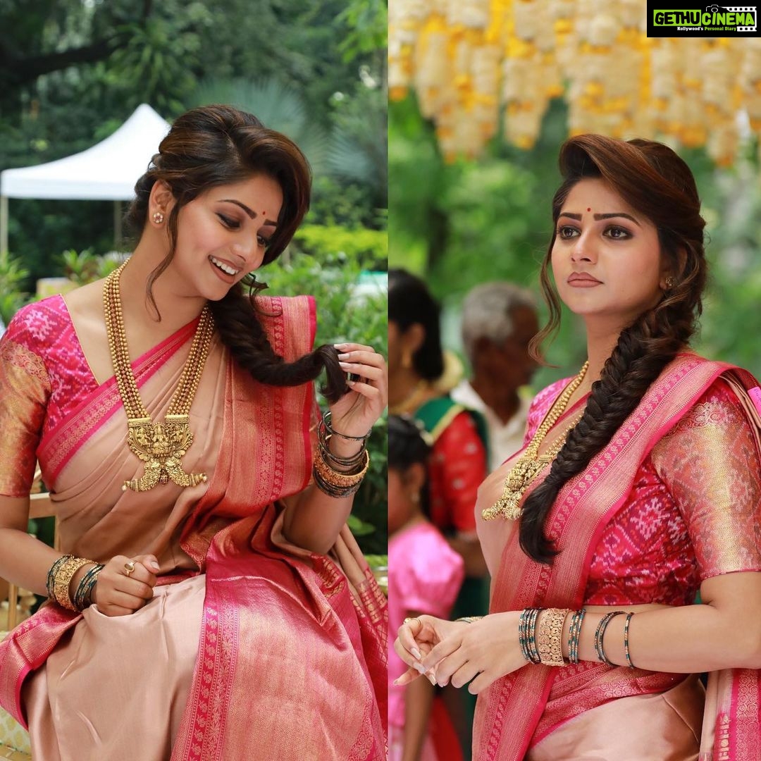 Rachita Ram Instagram - 🌸 . . M&H- @mohanrao931 & @paramesh_kammari Photography @rakesh_hg