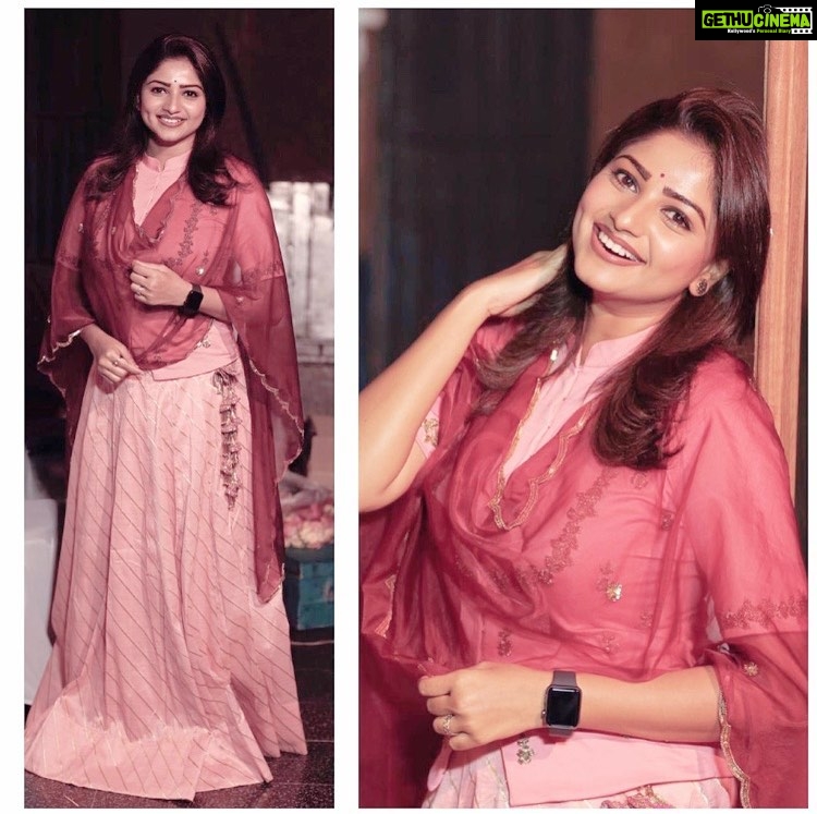 Rachita Ram Instagram - Majabharatha✨ Outfit @si.ta.ra Styling @tejukranthi Makeup @mohanrao931 Hair @kammarishivarajchary Photography @rakesh_hg