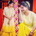Rachita Ram Instagram - Majabharatha✨ Outfit @shalinidokaniapage Earrings @lotus_silver_jewellery Styling @tejukranthi Assisted @shashwatichandrashekar & @rajeshputtaiah Makeup @mohanrao931 Hair @kammarishivarajchary Photography @rock_phanni_