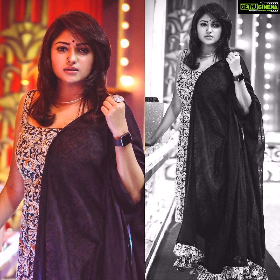Rachita Ram Instagram - Colour is everything,Black & white is more✨🙂
