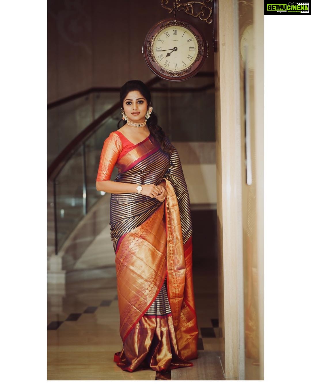 Rachita Ram Instagram - Nothing makes an Indian girl look as beautiful as saree does.#lovebeingtraditional❤