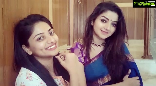 Rachita Ram Instagram - Happy Habba..!✨ @nithyaraam much love to you my dear akka😘🤗