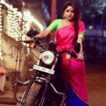 Rachita Ram Instagram - Ready to ride..!😄🙈😉 #harleydavidson
