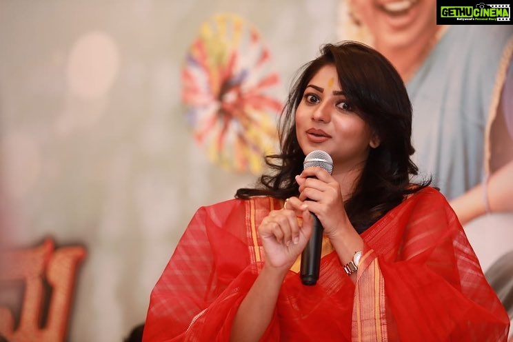 Rachita Ram Instagram - Pre release pressmeet of #seetharamakalyana#releasingon25jan✨☺️ @nikhilgowda_jaguar @suniljaguar @seetharamakalyana_movie Pc @rock_phanni_