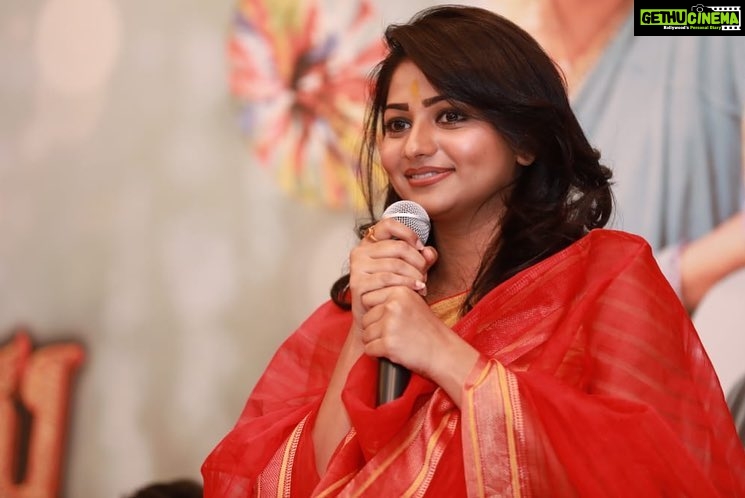 Rachita Ram Instagram - Pre release pressmeet of #seetharamakalyana#releasingon25jan✨☺️ @nikhilgowda_jaguar @suniljaguar @seetharamakalyana_movie Pc @rock_phanni_