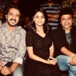Rachita Ram Instagram - #ILOVEYOU🤟🏻#trailerlaunchevent✨#withthelegendsoftheindustry#shivannaanduppisir😎#celebrations🎉 @nimmaupendra