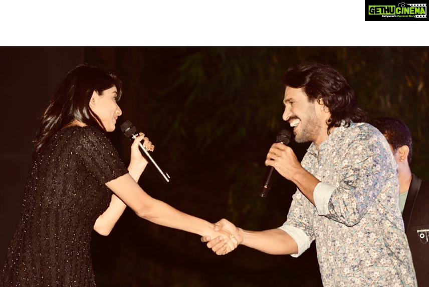 Rachita Ram Instagram - #ILOVEYOU🤟🏻#trailerlaunchevent✨#withthelegendsoftheindustry#shivannaanduppisir😎#celebrations🎉 @nimmaupendra
