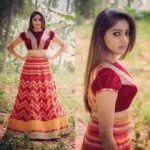 Rachita Ram Instagram - Peace is the beauty of life☺️#goodvibesonly✨#stayhappyandblessed💖 Styling @tejaswinikranthistylefiles Assisted by @rajeshputtaiah Outfit @avani_designstudio Photo credits @mayarthaphotography Makeup @mohanrao931 Hair @raghu_nagaraj_n