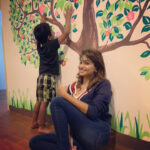 Rachita Ram Instagram - Nothing makes me more happier than spending time with kids..❤️happiness is #beingaroundkids #lovehimwithallmyheart#mycutiepie😘❤️