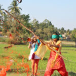 Rachita Ram Instagram – Holi holi holi holi…RANGHOLI ಸಕ್ಕರೆ ನಾಡಿನಿಂದ ತಮ್ಮೆಲರಿಗೂ ಹೊಲಿ ಹಬ್ಬದ ಶುಭಾಶಯಗಳು..🙂#mandya#onthesetsofayogy✌🏻#loveyouall