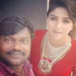 Rachita Ram Instagram - #jewelsofindia2018#brandambassador☺️#redobsession#jewellerylovers Outfit @brundagowda1912 thnx for the lovely red attire😘Styling @tejukranthi Makeup @mohanrao931 Hairstyle @paramesh_kammari #myteamrocks✌🏻