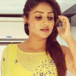 Rachita Ram Instagram - The best colour in the whole world is the one that looks good on you..😍 Outfit- @sacaru_by_kavyaandpooja Styling-my lady @kalasthreebytejaswinikranthi Accessories- @hm Makeup- @mohanrao931 Hairstyle- @paramesh_kammari🙂#comdeytalkies
