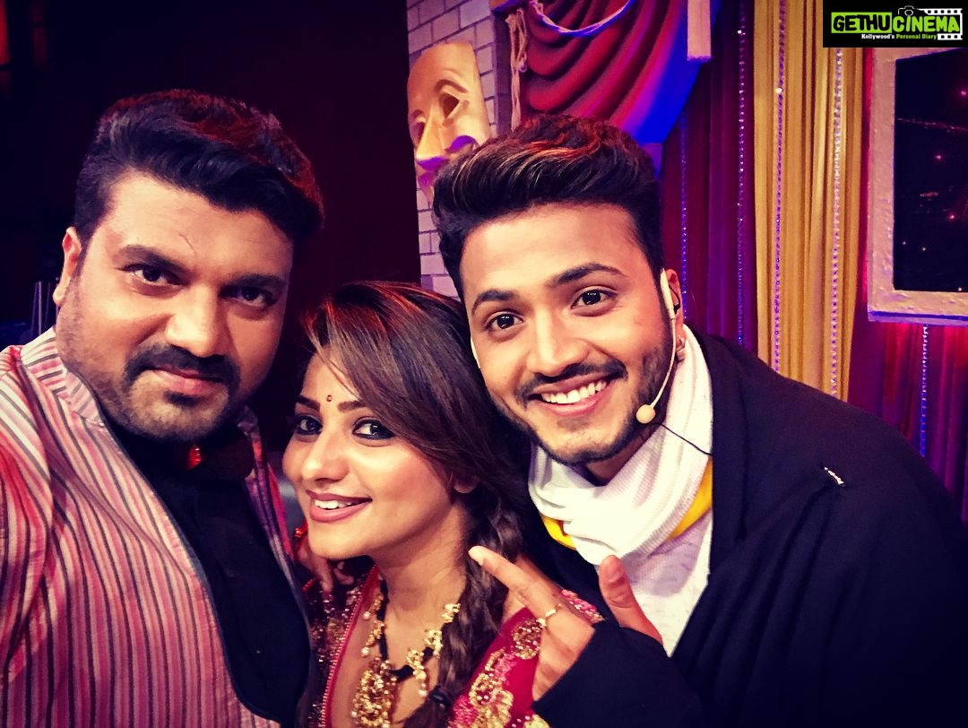 Rachita Ram Instagram - #onthesetsofcomedytalkies☺️