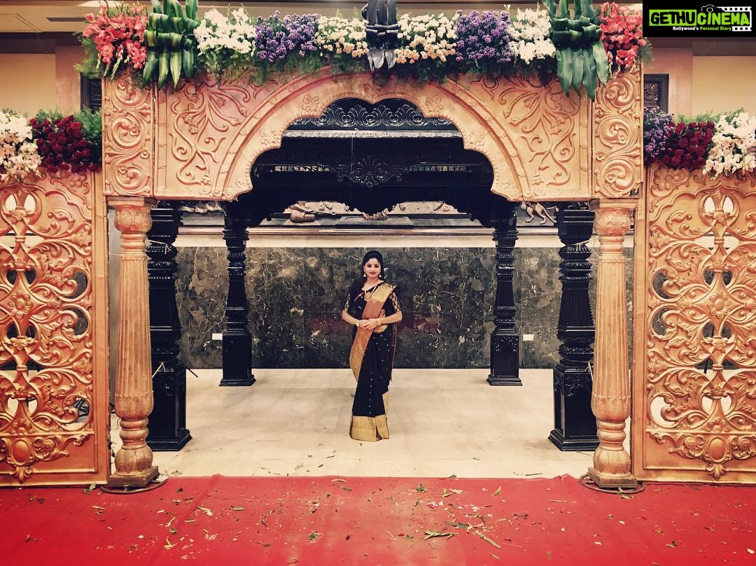 Rachita Ram Instagram - Traditional wedding #friendmarriage#lovetobetraditional❤#blacklove