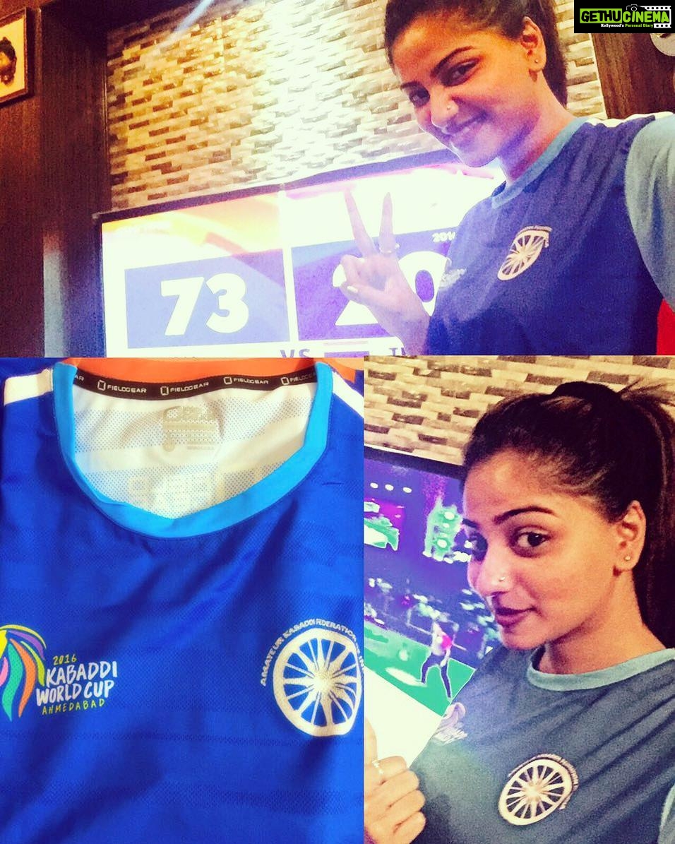 Rachita Ram Instagram - All the best#Team INDIA #bleed blue💙#Kabadi Kabadi Kabadi#2016#worldcup