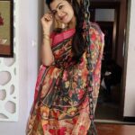 Rachitha Mahalakshmi Instagram - 🌟 Until it's ur turn just keep clapping for others... 🌟😇 : #sareelove @fameblueboutique : #supportwomenentrepreneurs🙋🏼💪🏻