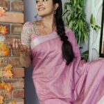 Rachitha Mahalakshmi Instagram - 🌟 Keep looking up that's d Secret of life 🌟 😇😇😇😇😇 : #sareelove @fameblueboutique 👈 : #supportwomenentrepreneurs🙋🏼💪🏻