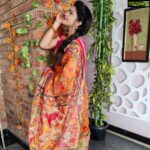 Rachitha Mahalakshmi Instagram - Just in love with these awesome kalamkari digital print Lenin sarees from @fameblueboutique ❤️❤️❤️❤️❤️❤️ awwww they r just waooooo nd soooo comfortable..... 🤗🤗🤗 : Upcoming in NINI 😇 : If it Feels monotonous well yes I am ! 😏🤷🏻‍♀️ Always a saree lover... : #Sareelove : #supportwomenentrepreneurs🙋🏼💪🏻