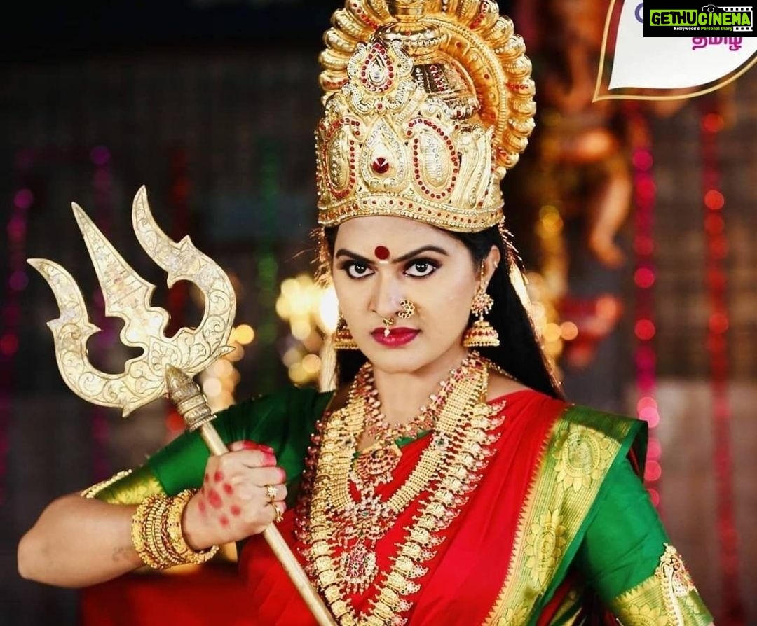Rachitha Mahalakshmi Instagram - Divine 😇😇😇😇😇😇😇🤞🤞🤞🤞🤞🤞 🙌🙌🙌🙌🙌🙌🙌 Everytime I Feel blessed to take up these role.... 😇😇😇😇😇😇😇