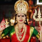 Rachitha Mahalakshmi Instagram - Divine 😇😇😇😇😇😇😇🤞🤞🤞🤞🤞🤞 🙌🙌🙌🙌🙌🙌🙌 Everytime I Feel blessed to take up these role.... 😇😇😇😇😇😇😇