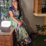 Rachitha Mahalakshmi Instagram - Nothing can dim d light that shines from within.... 🌟🌟🌟🌟🌟 : #Sareelove @fameblueboutique ❤️❤️❤️❤️ : #supportwomenentrepreneurs🙋🏼💪🏻