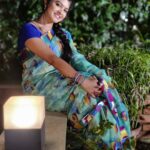 Rachitha Mahalakshmi Instagram - Nothing can dim d light that shines from within.... 🌟🌟🌟🌟🌟 : #Sareelove @fameblueboutique ❤️❤️❤️❤️ : #supportwomenentrepreneurs🙋🏼💪🏻