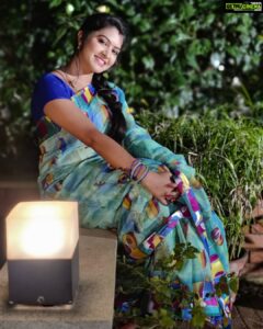 Rachitha Mahalakshmi Instagram - Nothing can dim d light that shines from within.... 🌟🌟🌟🌟🌟 : #Sareelove @fameblueboutique ❤️❤️❤️❤️ : #supportwomenentrepreneurs🙋🏼💪🏻