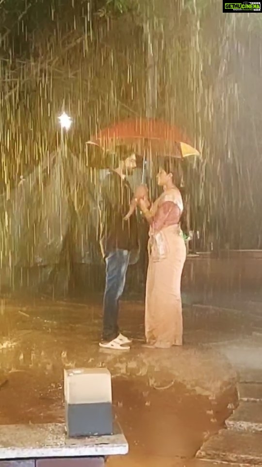 Rachitha Mahalakshmi Instagram - Well here is some glimpses of upcoming scene in NINI.... 😇😇😇😇 ☔🌧️🌩️