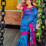 Rachitha Mahalakshmi Instagram - She remembered who she was and d game changed !!!! MAHA in NINI upcoming #sareelove @_draperr_ ❤️ : #supportwomenentrepreneurs🙋🏼💪🏻
