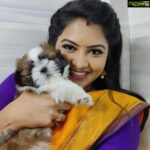 Rachitha Mahalakshmi Instagram - It's wen you r brutally broken but still have d courage to be gentle to other living beings, Than you r a badass 😏😏😏 with a heart of an angel.... 😇😇😇😇😇😇😇 Cute little pup which made my day 🐶🐶🐶🐶🐾🐾🐾🐾🐾🐾