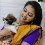 Rachitha Mahalakshmi Instagram - It's wen you r brutally broken but still have d courage to be gentle to other living beings, Than you r a badass 😏😏😏 with a heart of an angel.... 😇😇😇😇😇😇😇 Cute little pup which made my day 🐶🐶🐶🐶🐾🐾🐾🐾🐾🐾