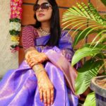 Rachitha Mahalakshmi Instagram - She's d women who decided to go for it.... 🤷🏻‍♀️😇😇😇😇💪💪💪💪 😋😎 : #sareelove @shanjana_trends 🥰🥰🥰🥰 : Accessories @adharva_sperkystore 👈👈👈❤️🥰🥰🥰🥰🥰🥰 : #supportwomenentrepreneurs🙋🏼💪🏻