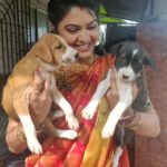 Rachitha Mahalakshmi Instagram - D only reason for me to smile back 🐾🐾🐾🐾🐾 turned my stressful day into a smiley one 😇😇😇😇😇😇😇