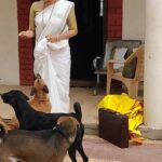 Rachitha Mahalakshmi Instagram - found this while surfing ma phone ❤️ recalling memories 🐶🐕 miss u SHAKUNTALA 🥺