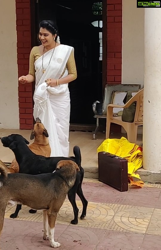 Rachitha Mahalakshmi Instagram - found this while surfing ma phone ❤️ recalling memories 🐶🐕 miss u SHAKUNTALA 🥺
