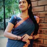 Rachitha Mahalakshmi Instagram - Looking for something positive in each day,even if somedays looks a little harder 😇😇😇😇😇 : Saree love @useeshopapp 👈👈 : #supportwomenentrepreneurs🙋🏼💪🏻