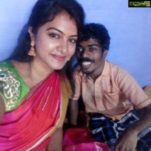 Rachitha Mahalakshmi Instagram - Tambi wished for this..... And it happened.... 
😇😇😇😇😇😇😇😇😇😇😇
Giving back al d happiness to one who gave me every minute.... 😇😇😇😇
PPL who knows me know him (Karthik) as my die hard fan... Every day without fail he wishes me.... His only wish was to c me... Nd finally it happened... My only concern is to give back al d love nd happiness for d PPL who has showered d same on me... 😇Nd am wholeheartedly doing it .... 😇🤗 Love u da "Fan boy Karthik" am speechless for d love u have on me.... Feeling blessed da... Ne nall irukano tambi... Stay happy.... 🤗🤗🤗🤗🤗🤗🤗🤗