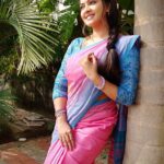 Rachitha Mahalakshmi Instagram - Vanakam 🙏🙏🙏🙏🙏🙏🙏 : MAHA back to work 💪🏻 : Saree love @__.rkn._.sarees.__ ❤️❤️