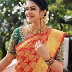 Rachitha Mahalakshmi Instagram - Upcoming *NINI* : SAREE LOVE @jeerafashion 👈 : Customised blouse @daddys_girl_designer_studio ❤️❤️❤️ : Jewelry @vriksham ❤️ : #supportwomenentrepreneurs🙋🏼💪🏻