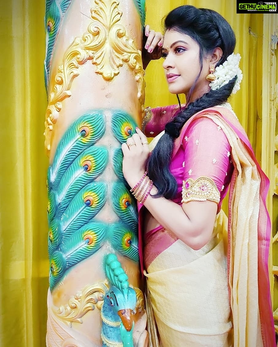 Rachitha Mahalakshmi Instagram - Upcoming in NINI 🙌 : SAREE LOVE @thulsistudio : Customised blouse @ve_kay_boutique 👈 : #supportwomenentrepreneurs🙋🏼💪🏻