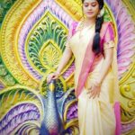 Rachitha Mahalakshmi Instagram - Upcoming in NINI 🙌 : SAREE LOVE @thulsistudio : Customised blouse @ve_kay_boutique 👈 : #supportwomenentrepreneurs🙋🏼💪🏻