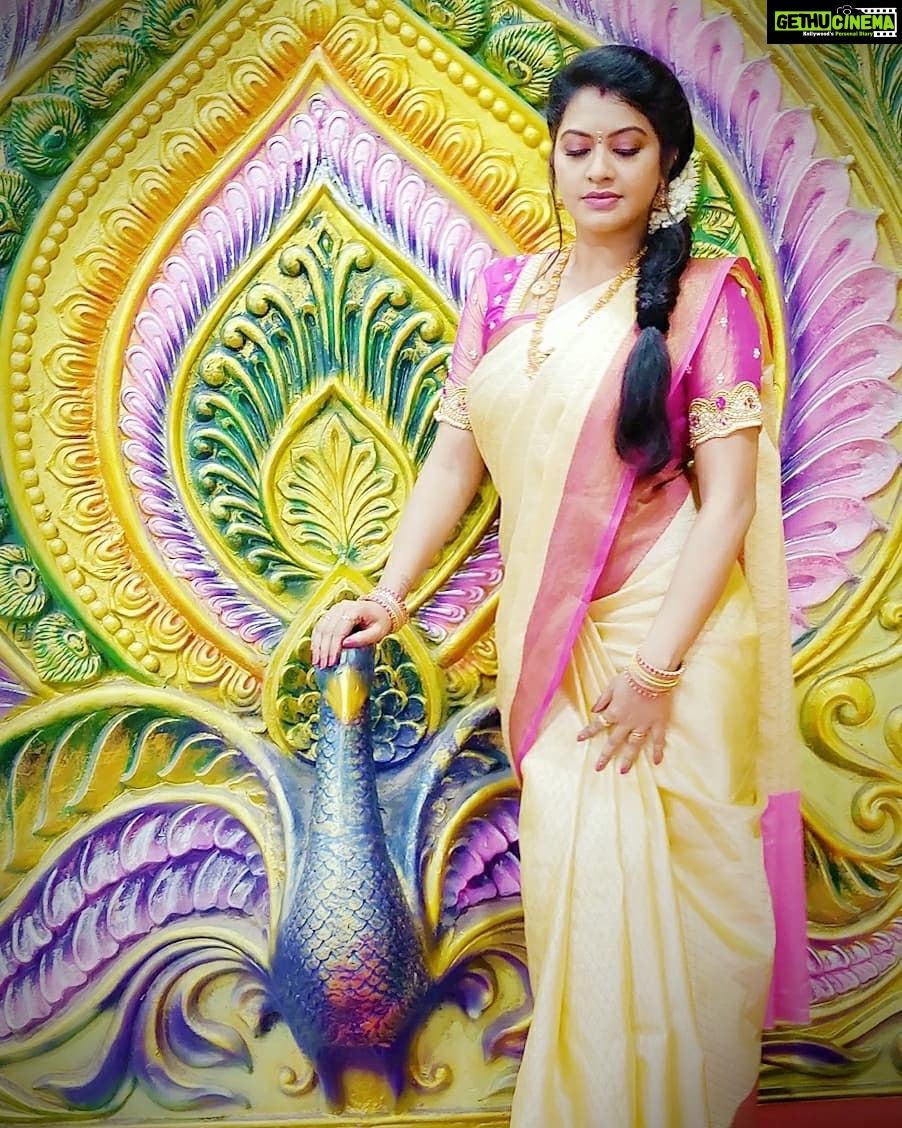 Rachitha Mahalakshmi Instagram - Upcoming in NINI 🙌 : SAREE LOVE @thulsistudio : Customised blouse @ve_kay_boutique 👈 : #supportwomenentrepreneurs🙋🏼💪🏻