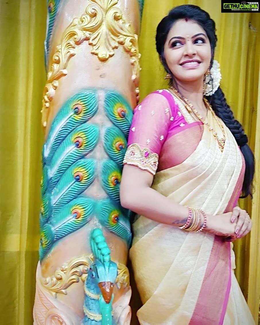 Rachitha Mahalakshmi Instagram - Upcoming in NINI 🙌 : SAREE LOVE @thulsistudio : Customised blouse @ve_kay_boutique 👈 : #supportwomenentrepreneurs🙋🏼💪🏻