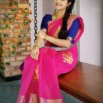 Rachitha Mahalakshmi Instagram - Saree love @fashivaclothing 👈 : #supportwomenentrepreneurs🙋🏼💪🏻