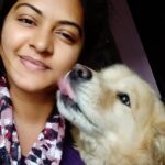 Rachitha Mahalakshmi Instagram - Morning kisseeeeeeeee 🤗🤗🤗🤗🤗😘😘😘😘😘😘😘😘😘😘😘 : My HAPPY 🐶🐾 MORNINGS 🥰😚💓😘😗