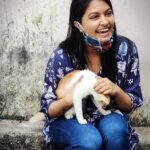 Rachitha Mahalakshmi Instagram - Time for Petting , cuddling, 🐈🐱🐾🐾😇😇😇😇😇 Namba yariyumae vidamatoom 😁 😉 #pawlove🐾